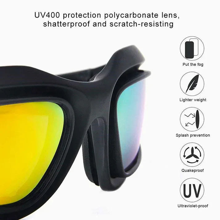 🔥Gafas de sol polarizadas para Motocicleta-UV400 🔥Disfruta de un 30% de descuento🎁