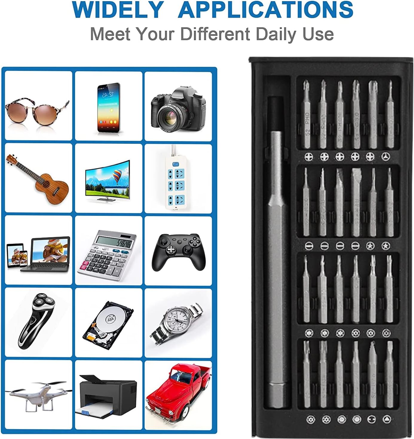 ✨Juego de Destornilladores de Precisión de 24 Piezas Eléctricas🔧
