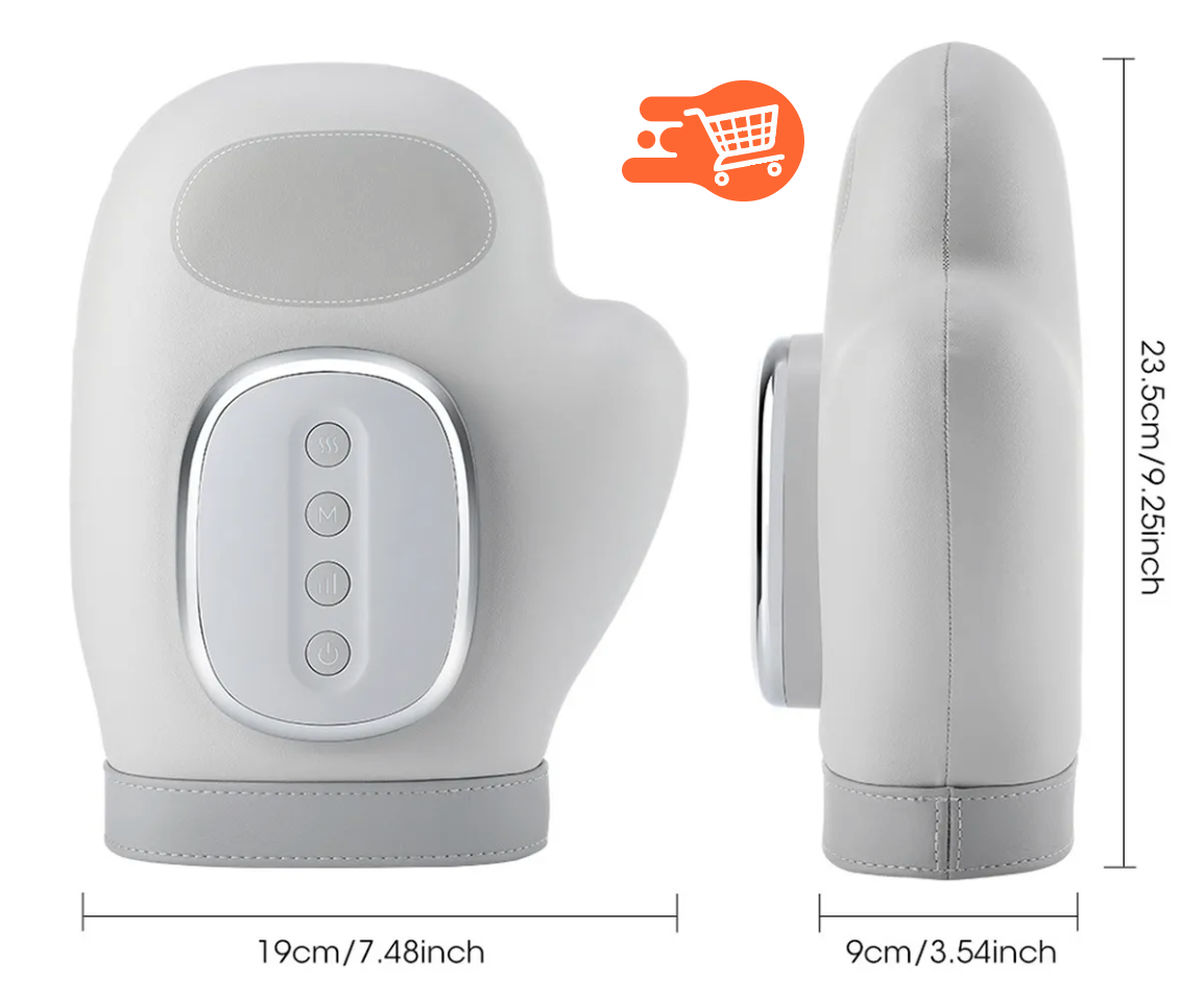 Guante masajeador de manos