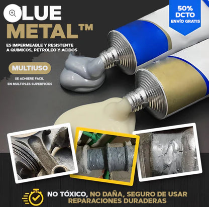 🛠️🔩OFERTA 1 + 1 caja GRATIS SOLOS HOY 👷🏻🚧Pegamento para reparación de metales🛠️🔩 