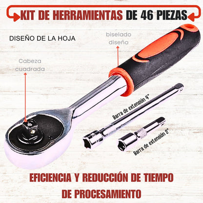🛠️Kit De Herramientas de 46 piezas 🛠️