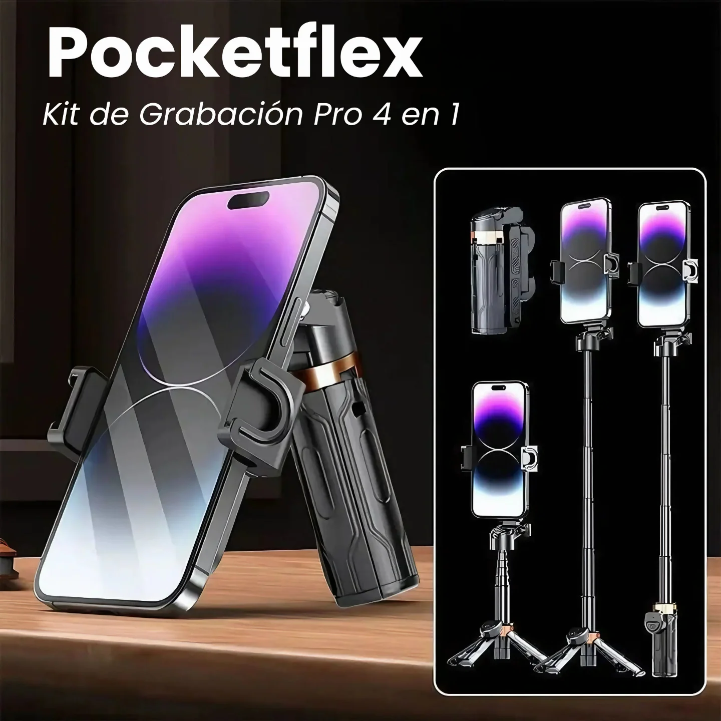 Pocketflex Klit de Grabación Pro 4 en 1