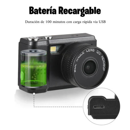 Mini Retro Pocket Cámara 2.0 – Captura Momentos con Estilo Vintage