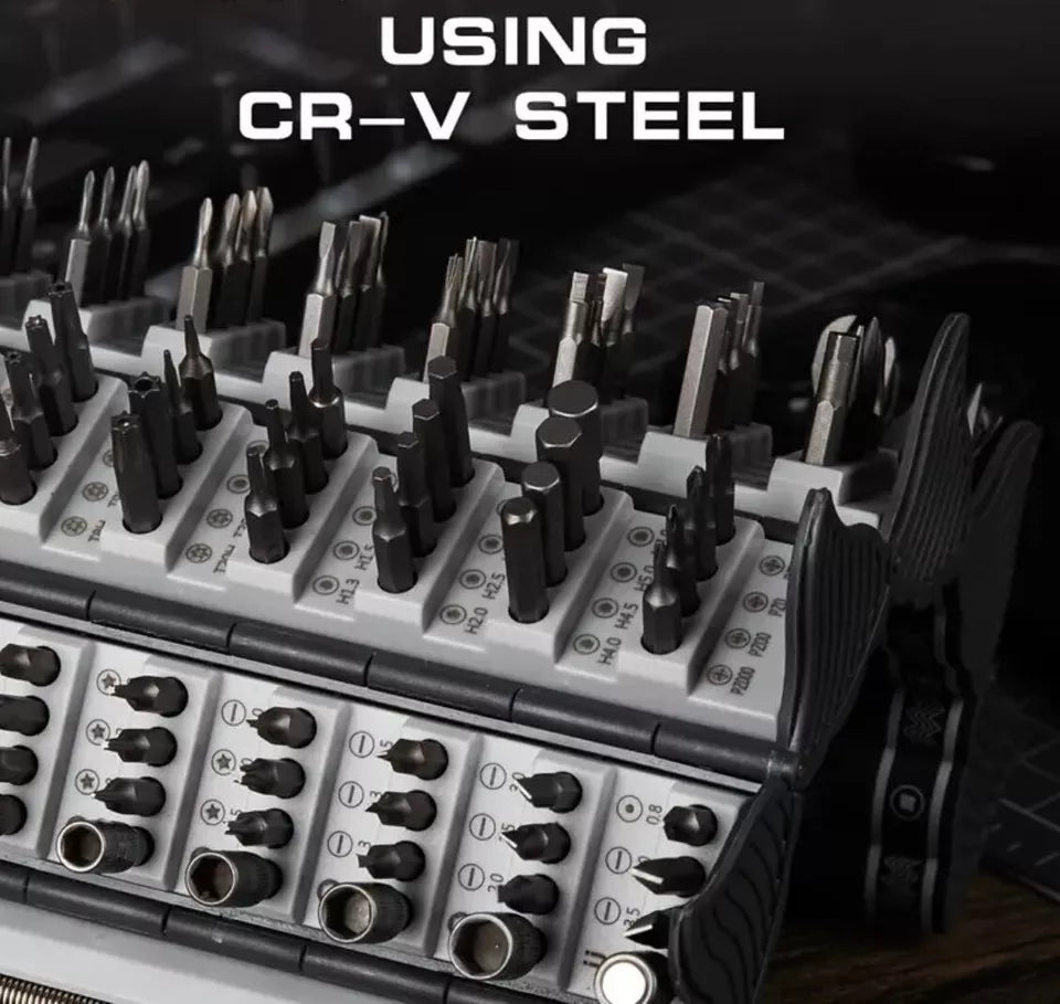 🔥Juego de destornilladores multifuncionales de acero de precisión 128 en 1🔥-50% oferta exclusiva