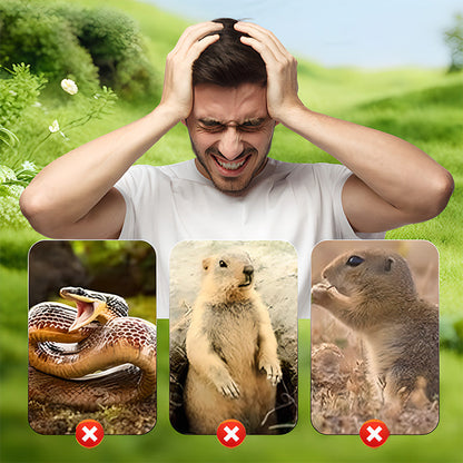 🌸Venta de Primavera 45% OFF🌸 Repelente de Topos de Tornillo Solar a Prueba de Agu